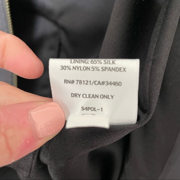 Eileen Fisher Ramie Black Structured Boxy Zip Up Blazer Style Jacket Medium - Picture 9 of 10